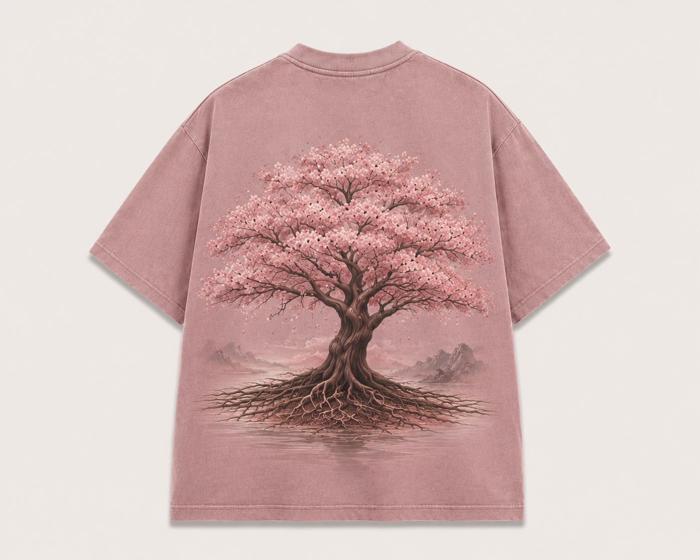 Back of the TSAR Cherry Blossom shirt
